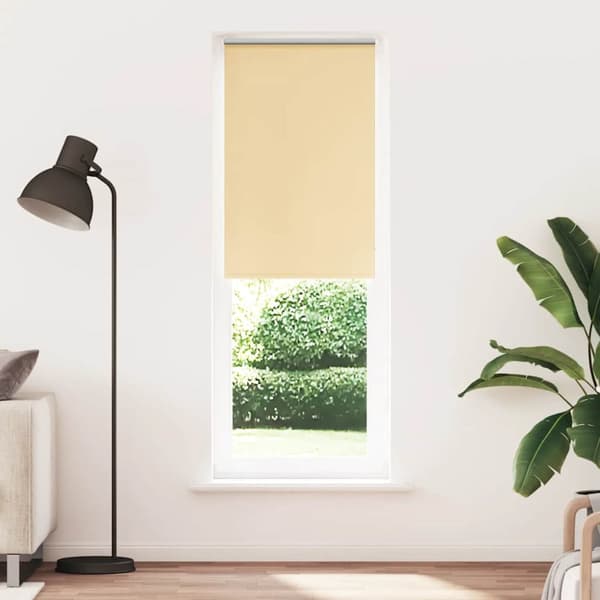 Rullgardin mörkläggningsbeige 70x210 cm tyg bredd 65,7 cm