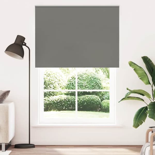 Rullgardin mörkläggning grå 160x230 cm tyg bredd 156,6 cm
