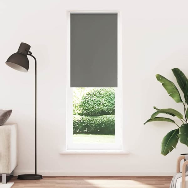 Rullgardin mörkläggning grå 75x230 cm tyg bredd 70,7 cm