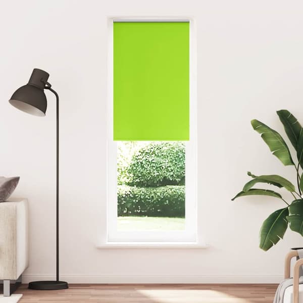 Rullgardin mörkläggning blad grön 85x210 cm tyg bredd 80,7 cm