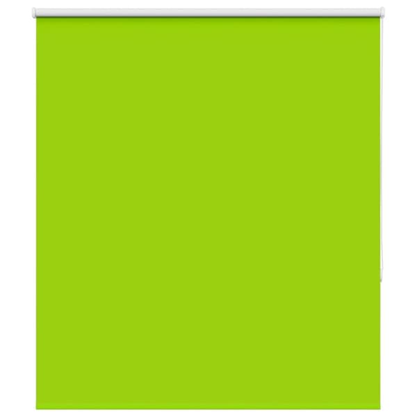 Rullgardin mörkläggning blad grön 125x130 cm tyg bredd 121,6 cm