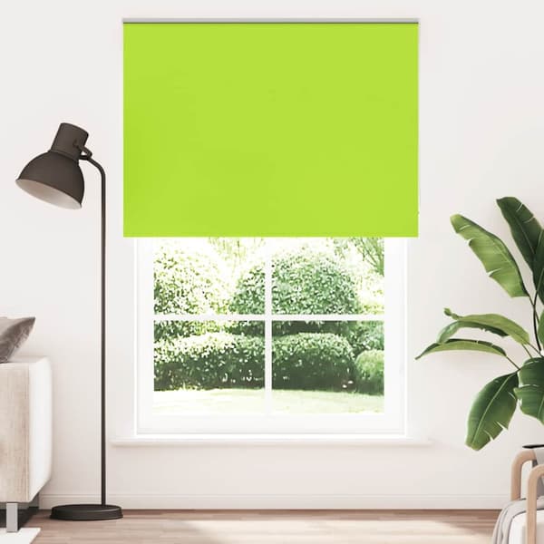 Rullgardin mörkläggning blad grön 145x210 cm tyg bredd 141,6 cm