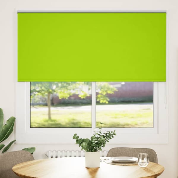 Rullgardin mörkläggning blad grön 160x150 cm tyg bredd 156,6 cm