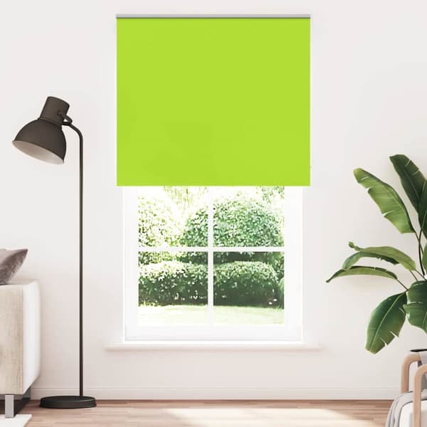 Rullgardin mörkläggning blad grön 120x210 cm tyg bredd 116,6 cm