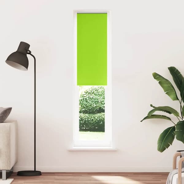 Rullgardin mörkläggning blad grön 60x210 cm tyg bredd 55,7 cm