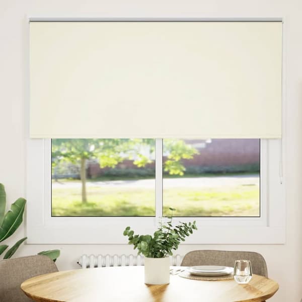 Rullgardin mörkläggning naturvit 165x130 cm tygbredd 161,6 cm