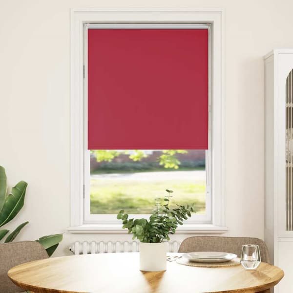 Rullgardin mörkläggningsröd 70x150 cm tyg bredd 65,7 cm