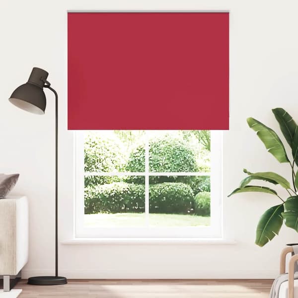 Rullgardin mörkläggningsröd 155x210 cm tyg bredd 151,6 cm