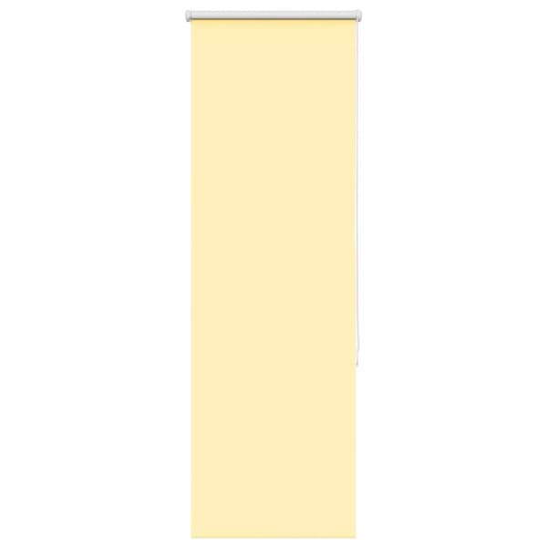 Rullgardin mörkläggningsgul 50x130 cm tyg bredd 45,7 cm