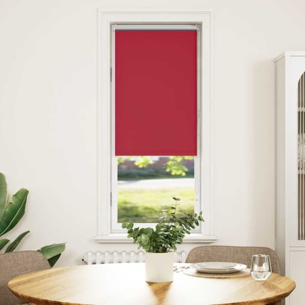 Rullgardin mörkläggningsröd 45x150 cm tygbredd 40,7 cm