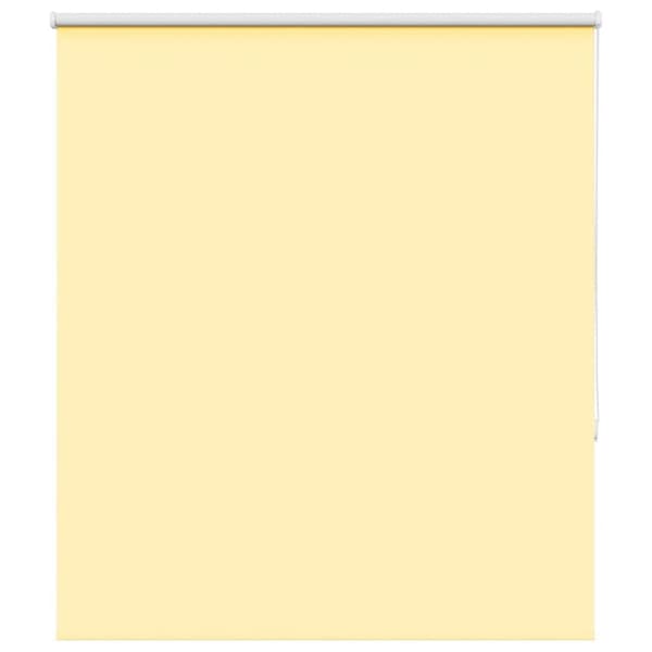 Rullgardin mörkläggningsgul 140x130 cm tyg bredd 136,6 cm