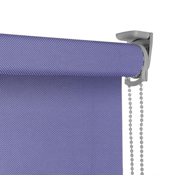 VIEWTEX Butik Enrouleur Skärm - Öppningsgrad 10% Silver/Blå 90X250cm