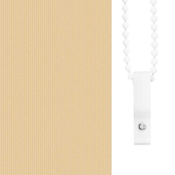 vidaXL Rullgardin mörkläggningsbeige 65x175 cm tyg bredd 60,7 cm