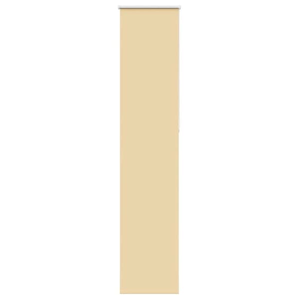 vidaXL Rullgardin mörkläggningsbar beige 55x230 cm tyg bredd 50,7 cm