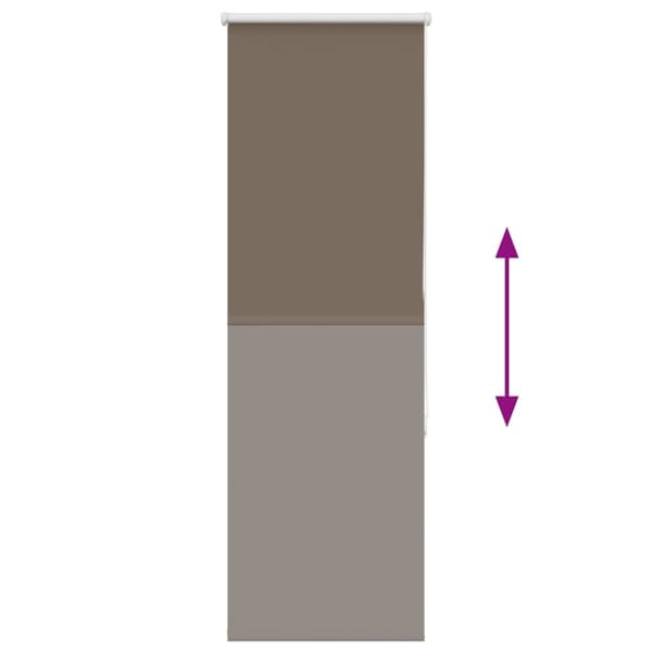 vidaXL Mörkläggningskaffe för rullgardin 55x175 cm tyg bredd 50,7 cm