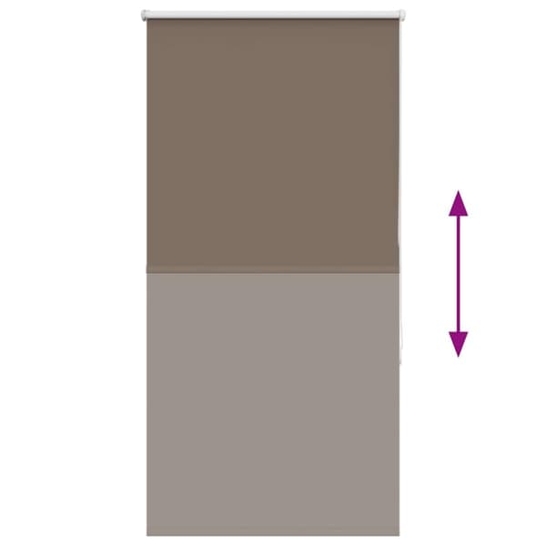 vidaXL rullegardin mørklægning 80x130 cm stofbredde 75,7 cm polyester
