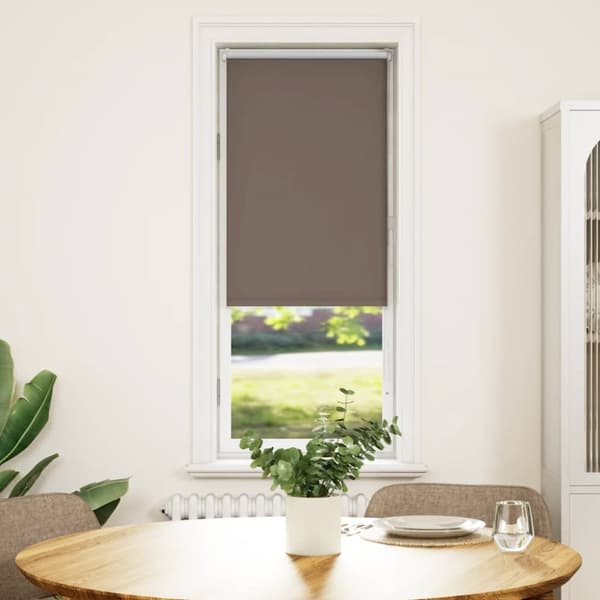 vidaXL rullegardin mørklægning 45x175 cm stofbredde 40,7 cm polyester