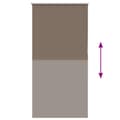 Miniatyrbillede 6 af 11: vidaXL rullegardin mørklægning 75x175 cm stofbredde 70,7 cm polyester