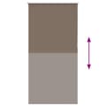 Miniatyrbillede 6 af 11: vidaXL rullegardin mørklægning 65x175 cm stofbredde 60,7 cm polyester