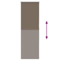 Miniatyrbilde 6 av 11: vidaXL Rullegardin lystette 50x175 cm stoff bredde 45,7 cm polyester