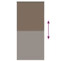 Miniatyrbillede 6 af 11: vidaXL rullegardin mørklægning 115x210 cm stofbredde 110,7cm polyester