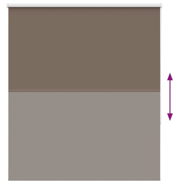 vidaXL rullegardin mørklægning 135x175 cm stofbredde 131,6cm polyester