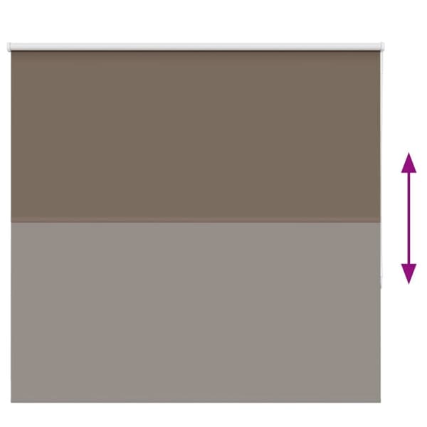 vidaXL rullegardin mørklægning 145x175 cm stofbredde 141,6cm polyester