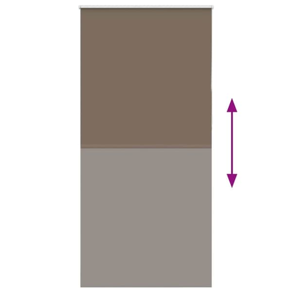 vidaXL rullegardin mørklægning 105x210 cm stofbredde 100,7cm polyester