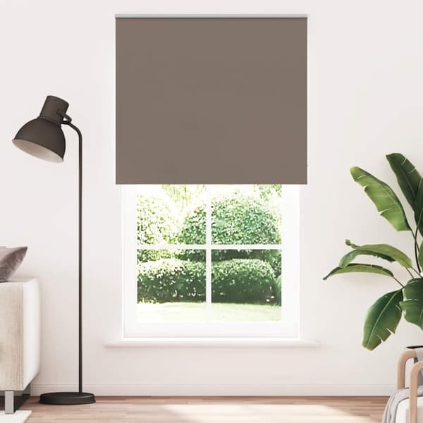 vidaXL rullegardin mørklægning 120x210 cm stofbredde 116,6cm polyester