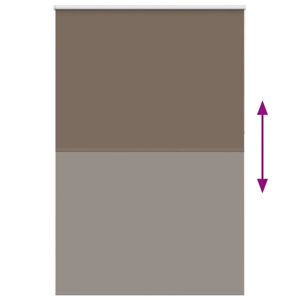 vidaXL Rullegardin lystette 150x210 cm stoff bredde 146,6 cm polyester