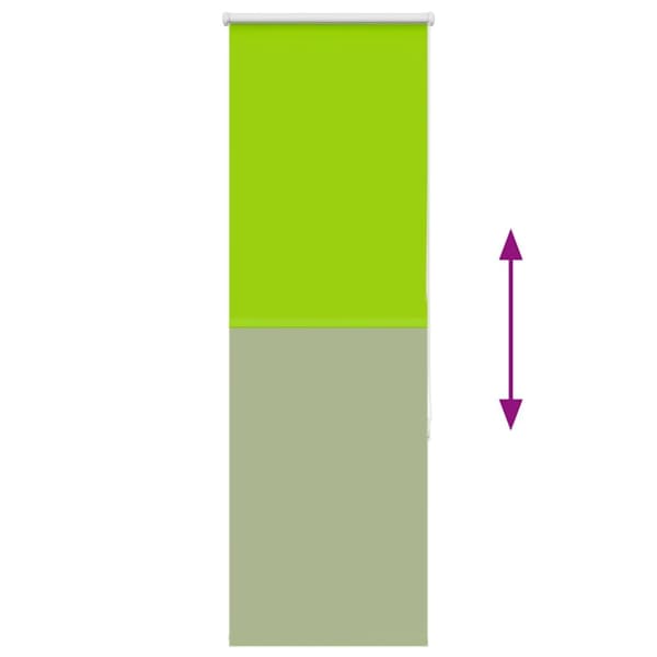 vidaXL rullegardin mørklægning 45x130 cm stofbredde 40,7 cm polyester