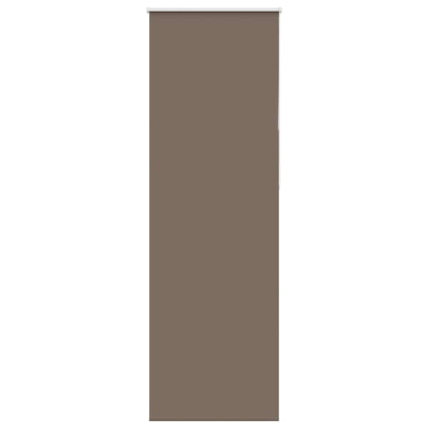 vidaXL Mörkläggningsgardin kaffe 75x230 cm tyg bredd 70,7 cm polyester