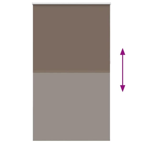 vidaXL rullegardin mørklægning 135x230 cm stofbredde 131,6cm polyester