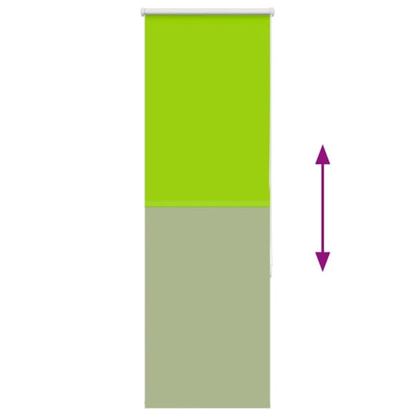 vidaXL rullegardin mørklægning 55x150 cm stofbredde 50,7 cm polyester