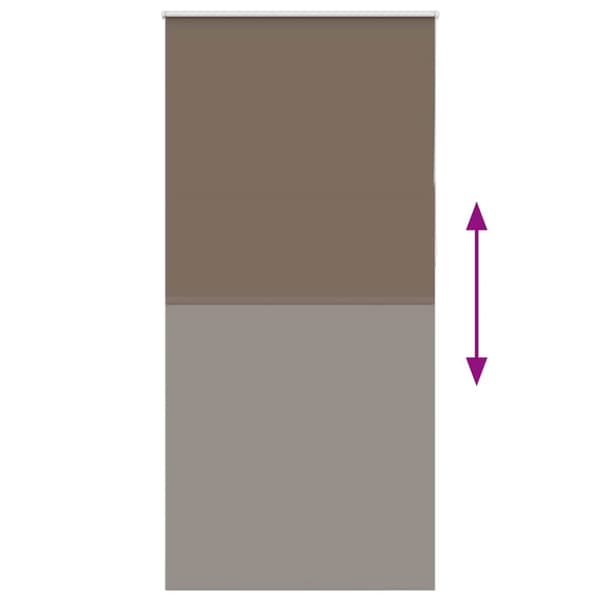 vidaXL rullegardin mørklægning 105x230 cm stofbredde 100,7cm polyester