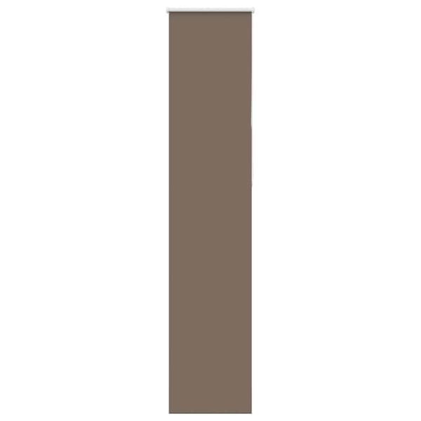 vidaXL Mörkläggningsgardin kaffe 45x230 cm tyg bredd 40,7 cm polyester