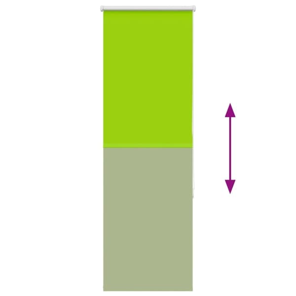 vidaXL Rullegardin lystette 55x150 cm stoff bredde 50,7 cm polyester