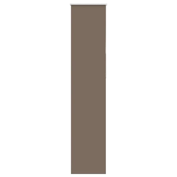 vidaXL Mörkläggningsgardin kaffe 55x230 cm tyg bredd 50,7 cm polyester