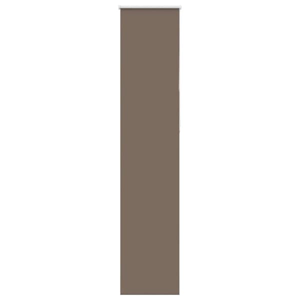 vidaXL Mörkläggningsgardin kaffe 40x230 cm tyg bredd 35,7 cm polyester