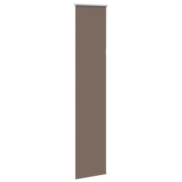vidaXL Mörkläggningsgardin kaffe 40x230 cm tyg bredd 35,7 cm polyester