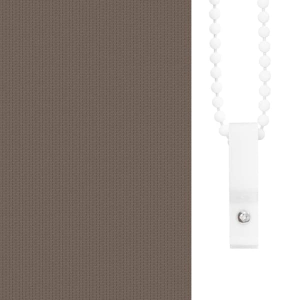 vidaXL Rullegardin lystette 130x230 cm stoff bredde 126,6 cm polyester