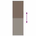 Miniatyrbild 6 av 11: vidaXL Mörkläggningsgardin kaffe 70x230 cm tyg bredd 65,7 cm polyester