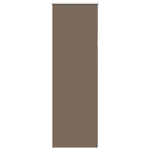 vidaXL Mörkläggningsgardin kaffe 70x230 cm tyg bredd 65,7 cm polyester