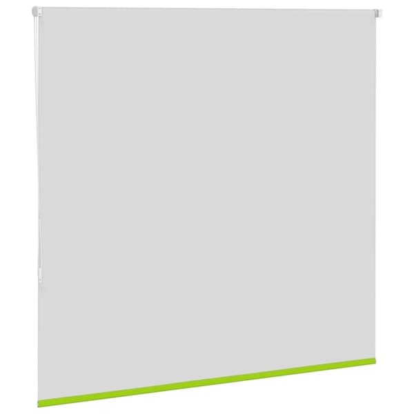 vidaXL Rullgardin mörkläggning blad grön 145x130 cm tyg bredd 141,6 cm