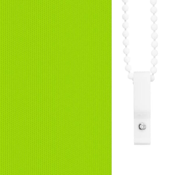 vidaXL Rullgardin mörkläggning blad grön 145x130 cm tyg bredd 141,6 cm