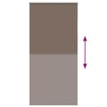Miniatyrbild 6 av 11: vidaXL Mörkläggningsgardin kaffe 90x230 cm tyg bredd 85,7 cm polyester