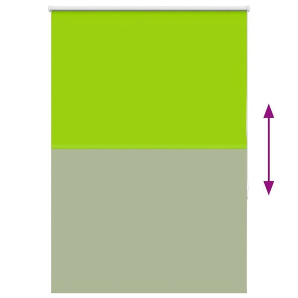 vidaXL rullegardin mørklægning 90x175 cm stofbredde 85,7 cm polyester