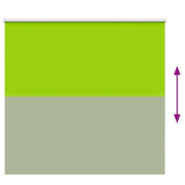 vidaXL Rullgardin mörkläggning blad grön 165x150 cm tyg bredd 161,6 cm