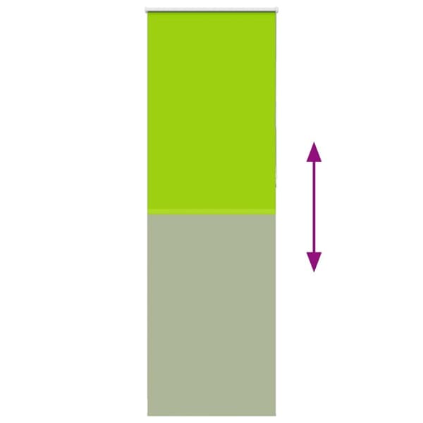 vidaXL rullegardin mørklægning 85x210 cm stofbredde 80,7 cm polyester