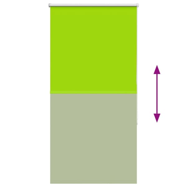 vidaXL rullegardin mørklægning 65x175 cm stofbredde 60,7 cm polyester
